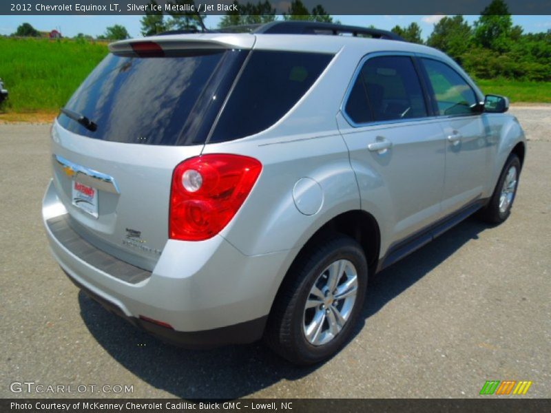 Silver Ice Metallic / Jet Black 2012 Chevrolet Equinox LT