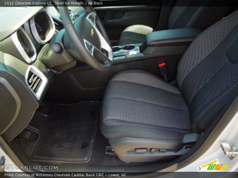 Silver Ice Metallic / Jet Black 2012 Chevrolet Equinox LT