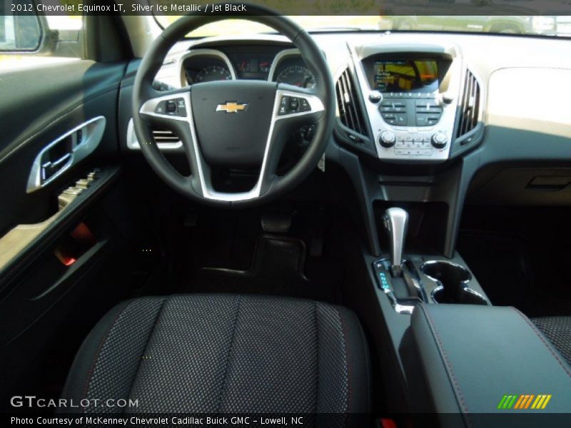 Silver Ice Metallic / Jet Black 2012 Chevrolet Equinox LT