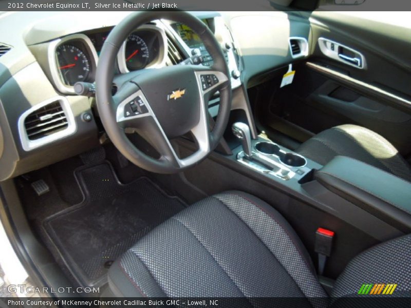 Silver Ice Metallic / Jet Black 2012 Chevrolet Equinox LT