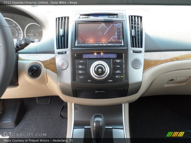 Stone White / Beige 2012 Hyundai Veracruz Limited