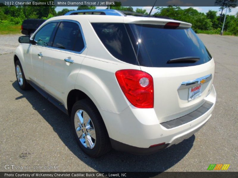 White Diamond Tricoat / Jet Black 2012 Chevrolet Equinox LTZ