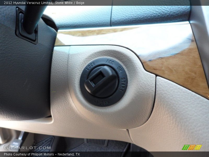 Stone White / Beige 2012 Hyundai Veracruz Limited