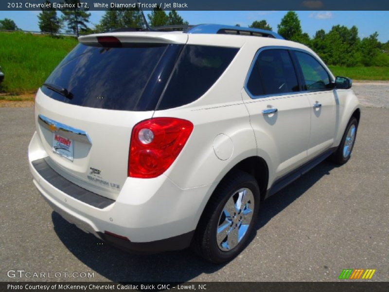 White Diamond Tricoat / Jet Black 2012 Chevrolet Equinox LTZ