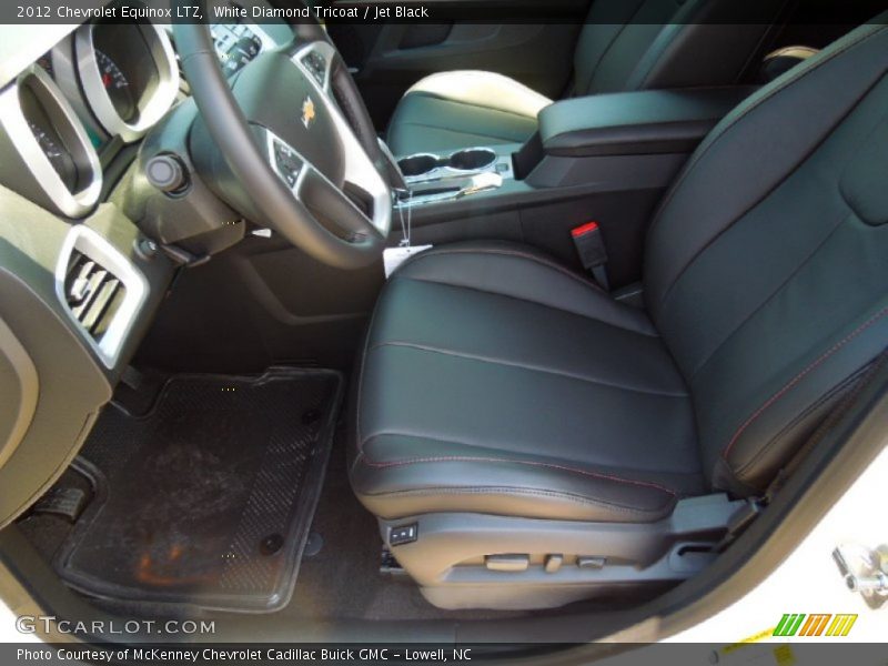 White Diamond Tricoat / Jet Black 2012 Chevrolet Equinox LTZ