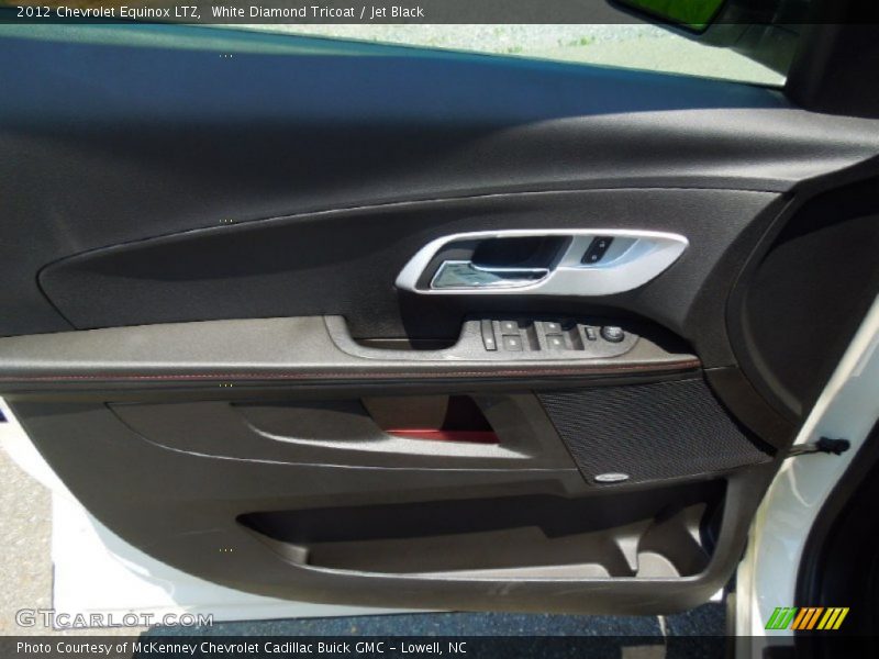 White Diamond Tricoat / Jet Black 2012 Chevrolet Equinox LTZ