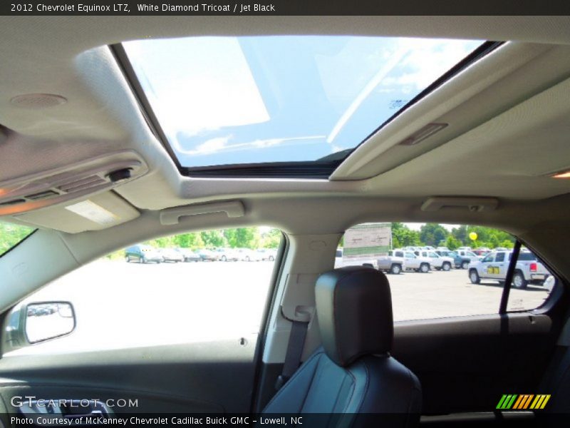 White Diamond Tricoat / Jet Black 2012 Chevrolet Equinox LTZ