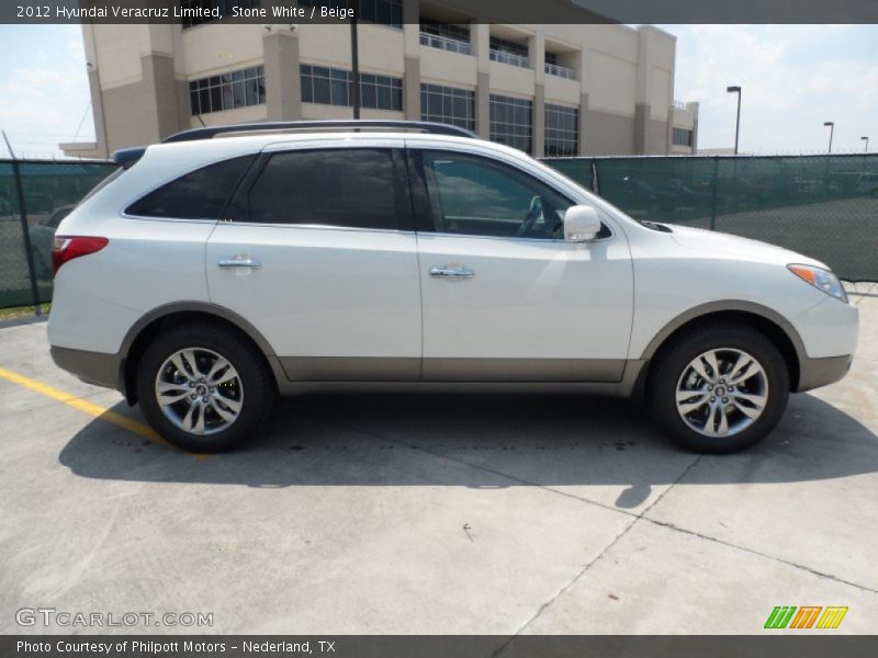 Stone White / Beige 2012 Hyundai Veracruz Limited