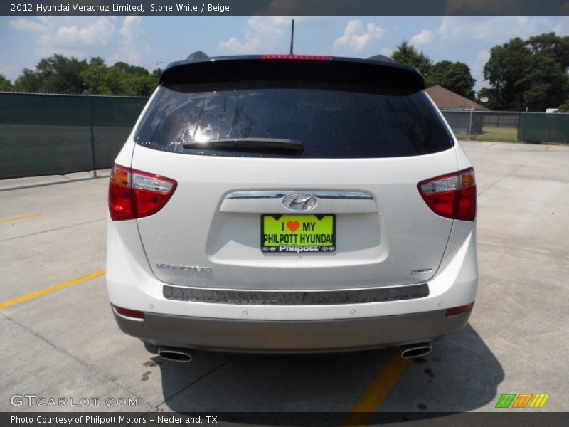 Stone White / Beige 2012 Hyundai Veracruz Limited