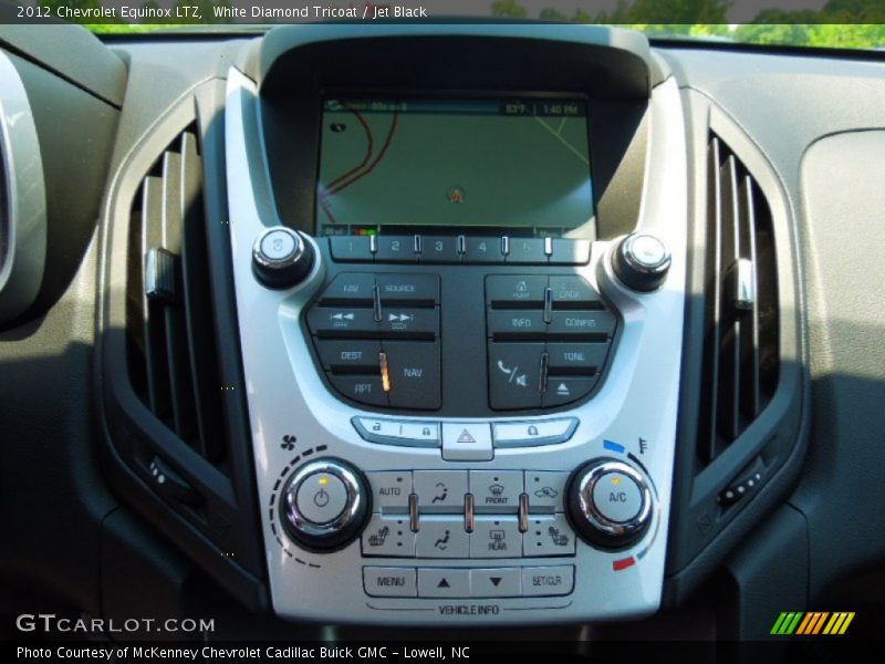 White Diamond Tricoat / Jet Black 2012 Chevrolet Equinox LTZ