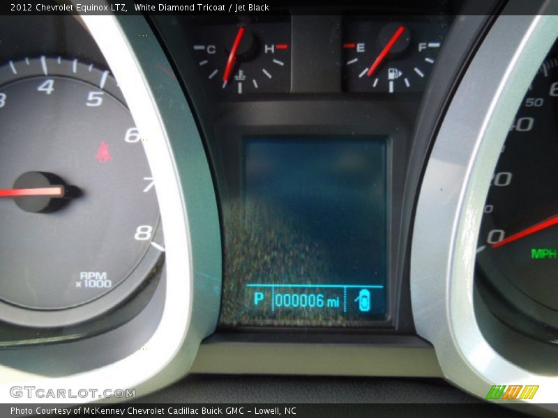 White Diamond Tricoat / Jet Black 2012 Chevrolet Equinox LTZ
