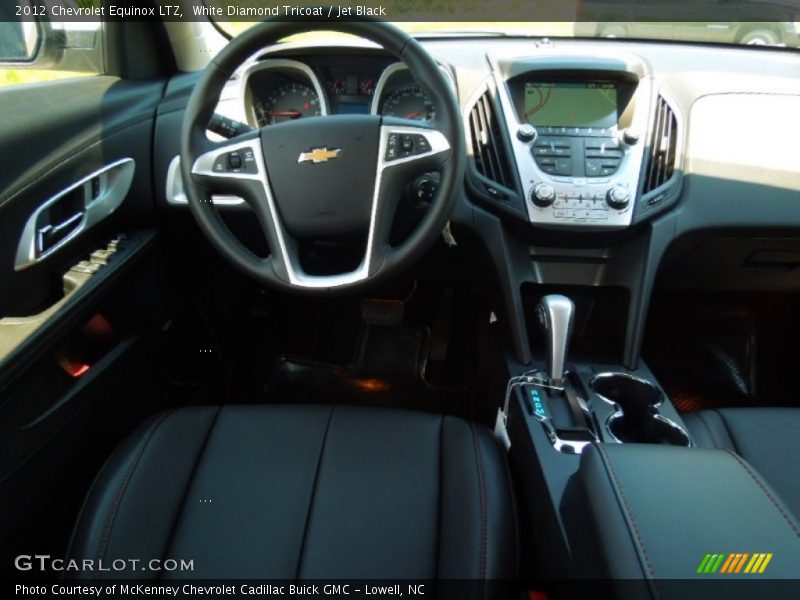 White Diamond Tricoat / Jet Black 2012 Chevrolet Equinox LTZ