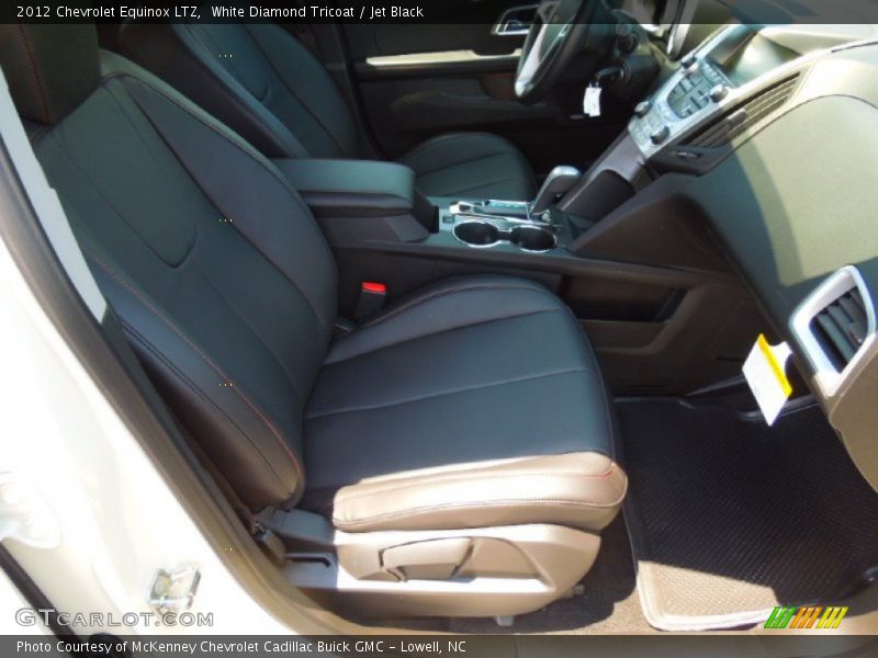 White Diamond Tricoat / Jet Black 2012 Chevrolet Equinox LTZ