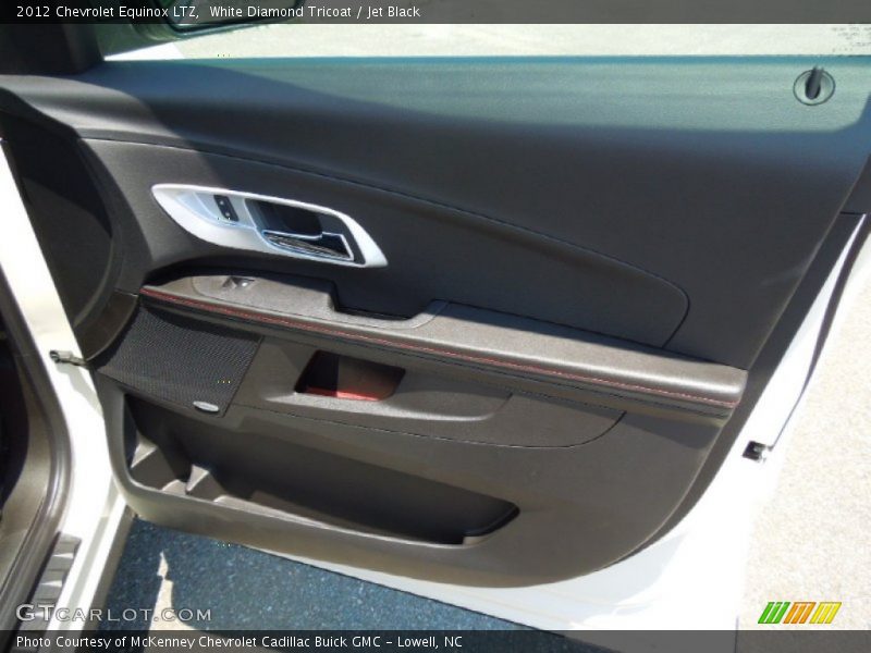 White Diamond Tricoat / Jet Black 2012 Chevrolet Equinox LTZ