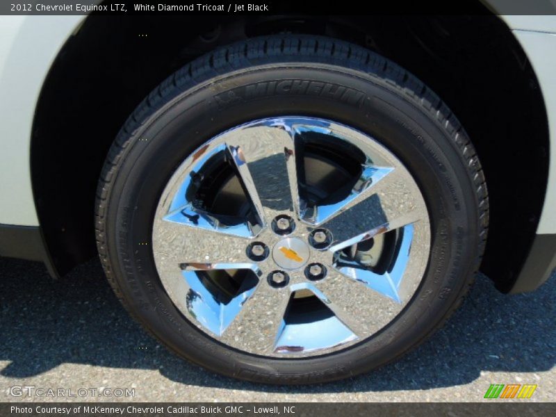 White Diamond Tricoat / Jet Black 2012 Chevrolet Equinox LTZ