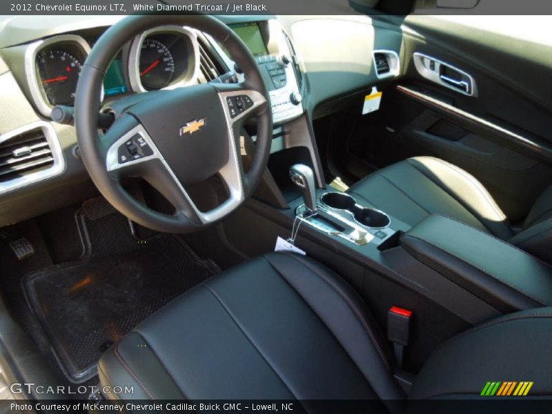 White Diamond Tricoat / Jet Black 2012 Chevrolet Equinox LTZ