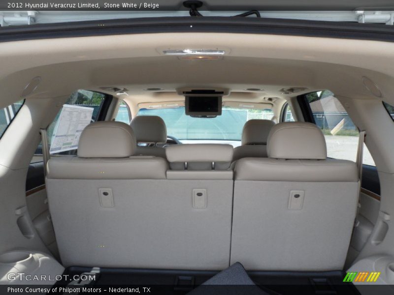 Stone White / Beige 2012 Hyundai Veracruz Limited