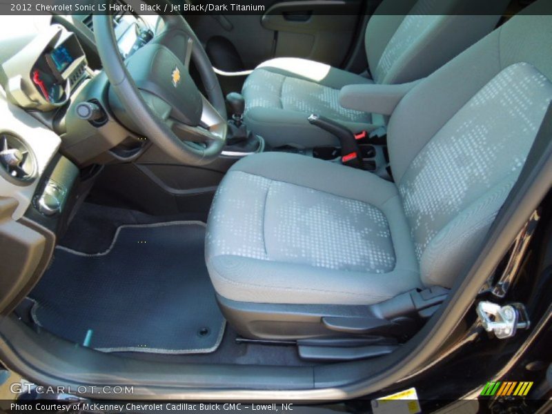 Black / Jet Black/Dark Titanium 2012 Chevrolet Sonic LS Hatch