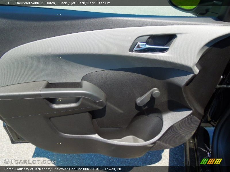 Black / Jet Black/Dark Titanium 2012 Chevrolet Sonic LS Hatch