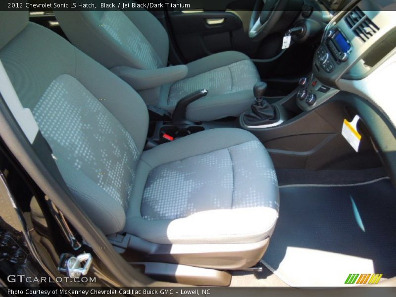 Black / Jet Black/Dark Titanium 2012 Chevrolet Sonic LS Hatch