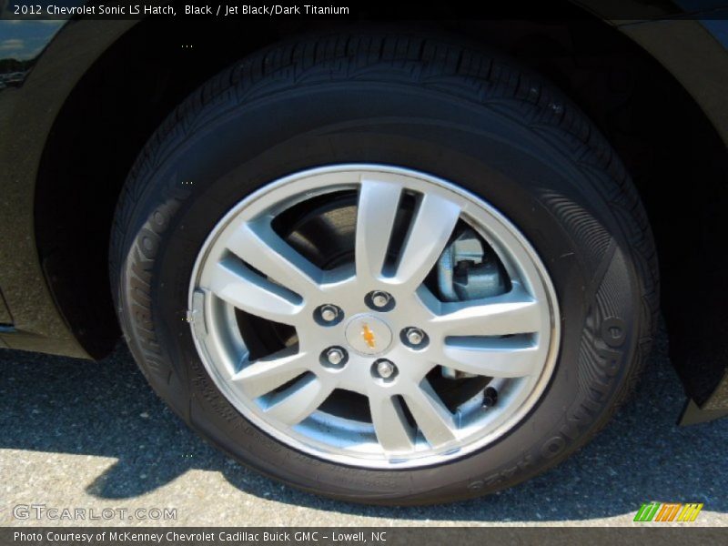 Black / Jet Black/Dark Titanium 2012 Chevrolet Sonic LS Hatch