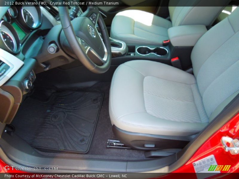 Crystal Red Tintcoat / Medium Titanium 2012 Buick Verano FWD