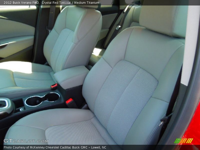 Crystal Red Tintcoat / Medium Titanium 2012 Buick Verano FWD