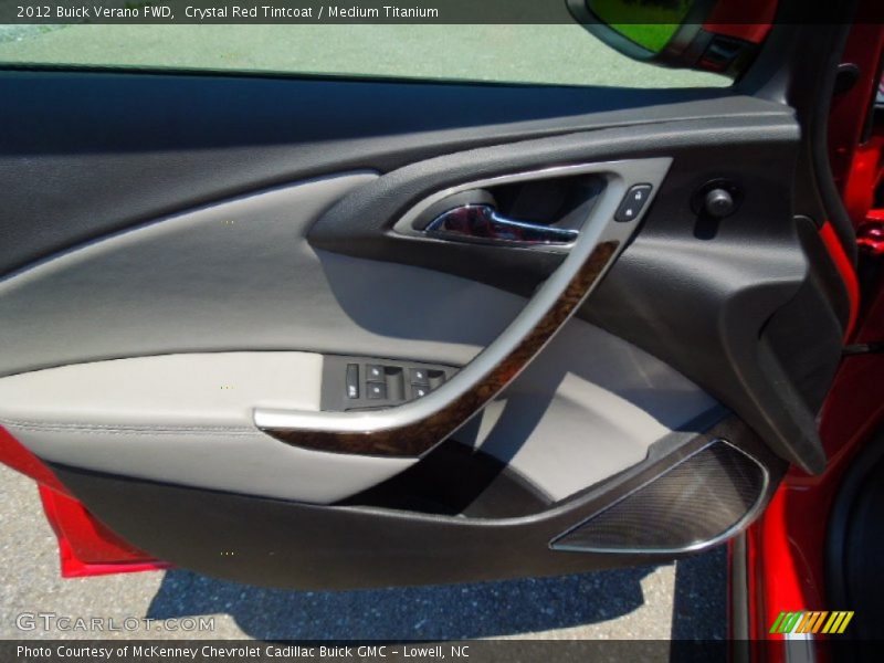 Crystal Red Tintcoat / Medium Titanium 2012 Buick Verano FWD