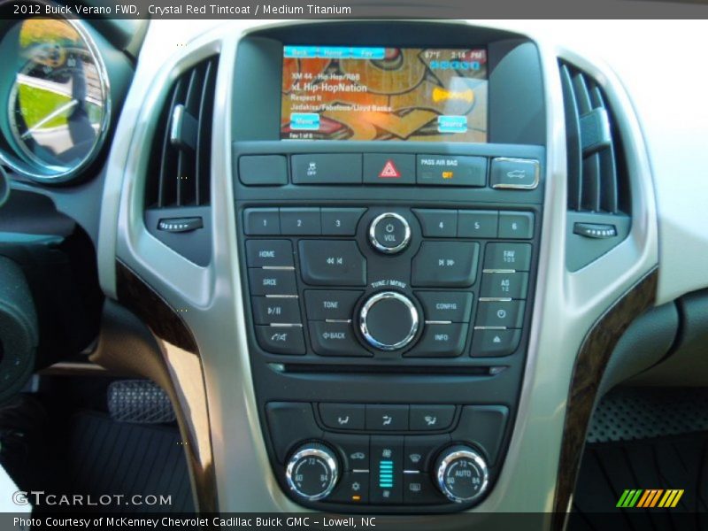 Crystal Red Tintcoat / Medium Titanium 2012 Buick Verano FWD