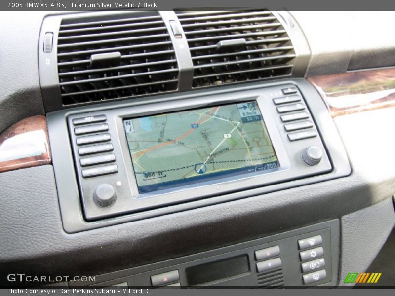 Titanium Silver Metallic / Black 2005 BMW X5 4.8is