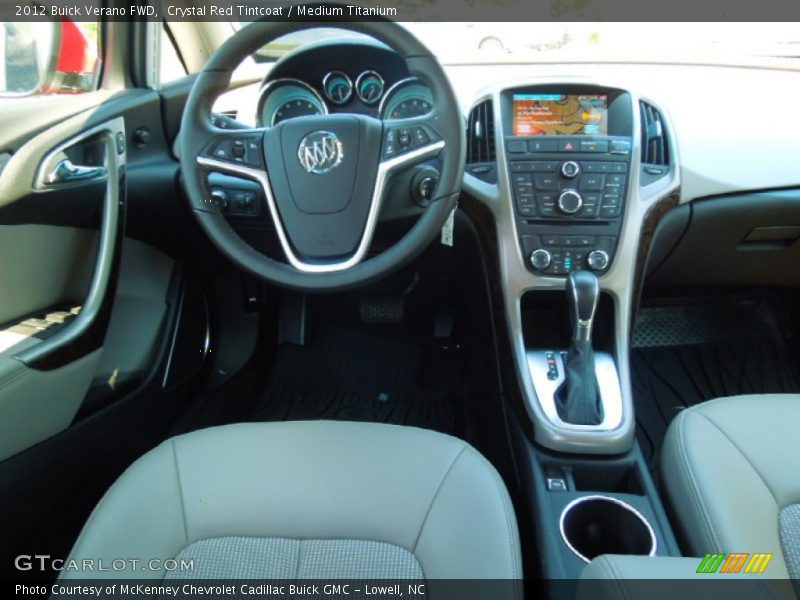 Crystal Red Tintcoat / Medium Titanium 2012 Buick Verano FWD