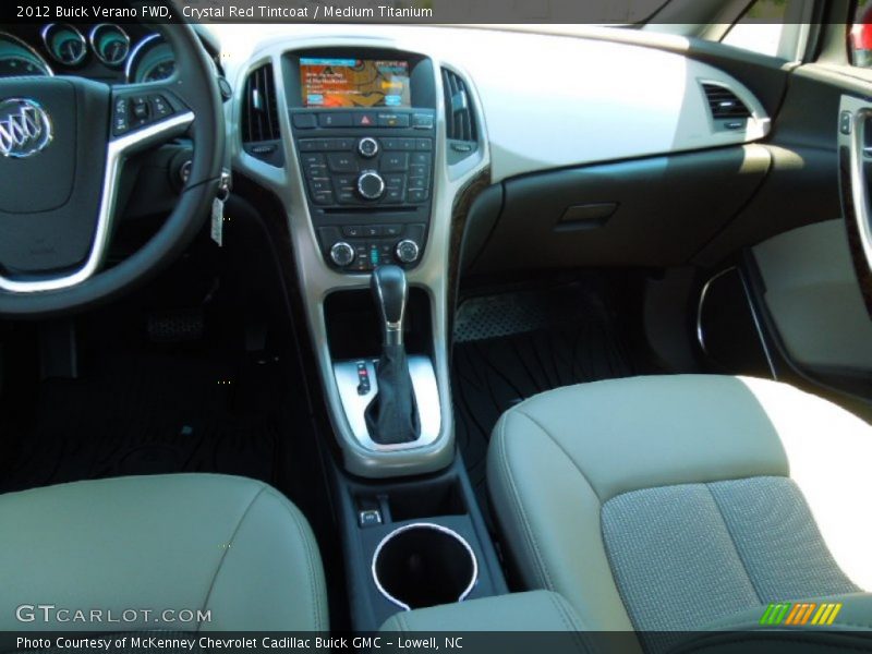 Crystal Red Tintcoat / Medium Titanium 2012 Buick Verano FWD