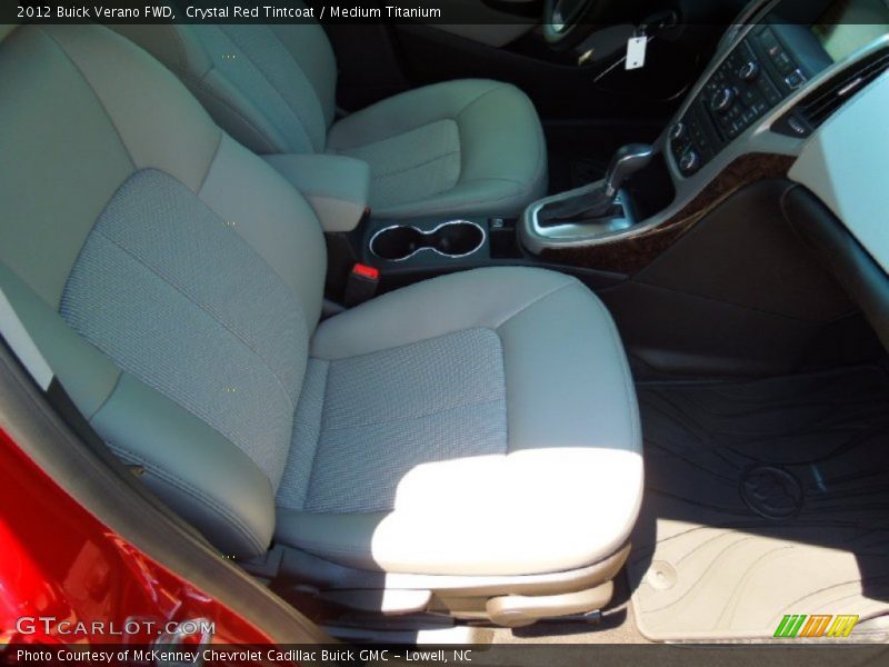 Crystal Red Tintcoat / Medium Titanium 2012 Buick Verano FWD