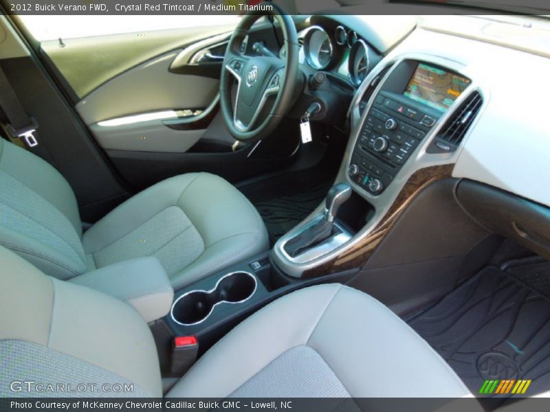 Crystal Red Tintcoat / Medium Titanium 2012 Buick Verano FWD