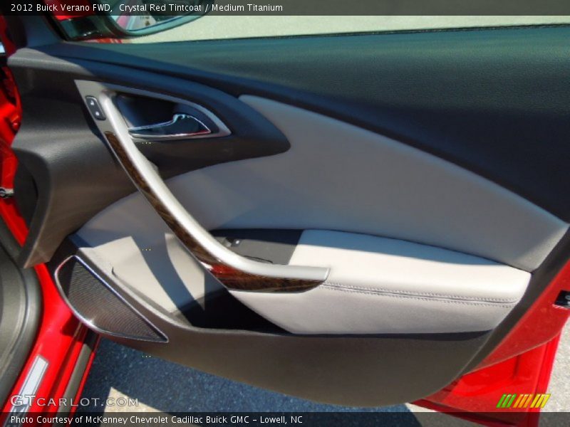 Crystal Red Tintcoat / Medium Titanium 2012 Buick Verano FWD