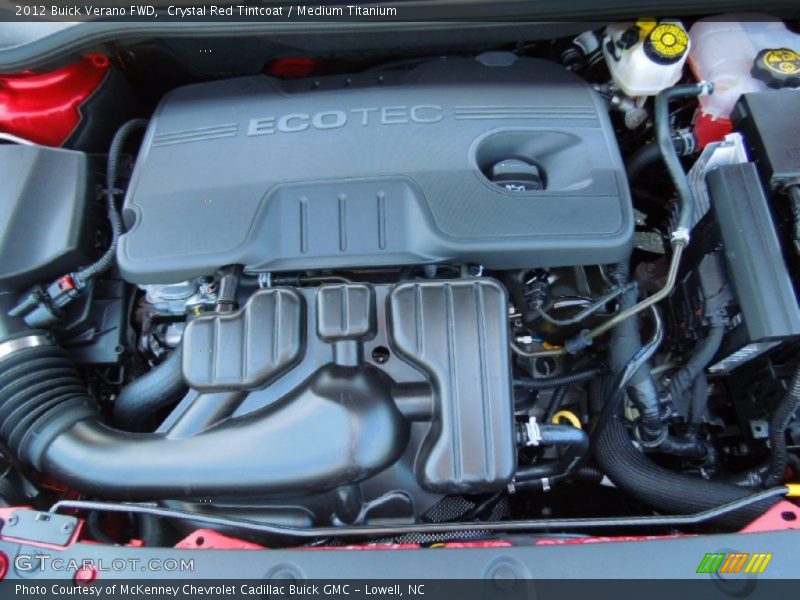 Crystal Red Tintcoat / Medium Titanium 2012 Buick Verano FWD