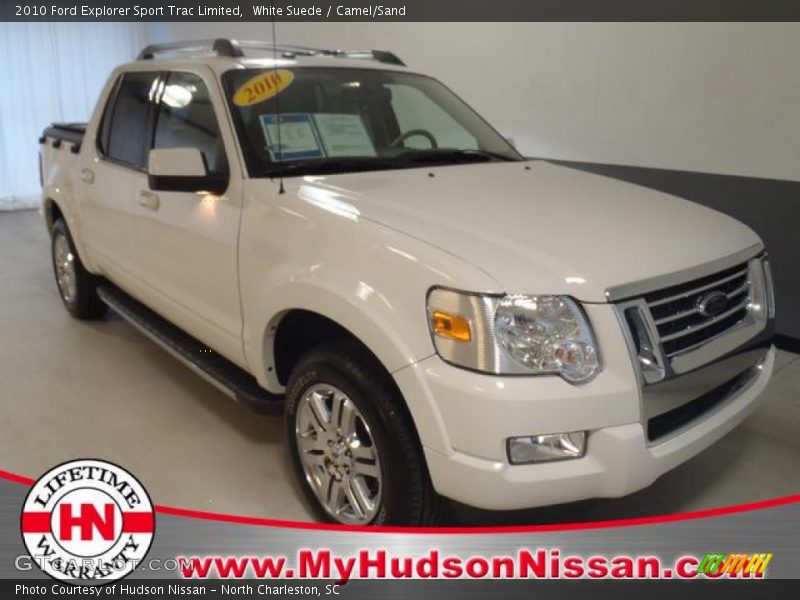 White Suede / Camel/Sand 2010 Ford Explorer Sport Trac Limited