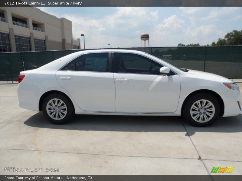 Super White / Ivory 2012 Toyota Camry LE