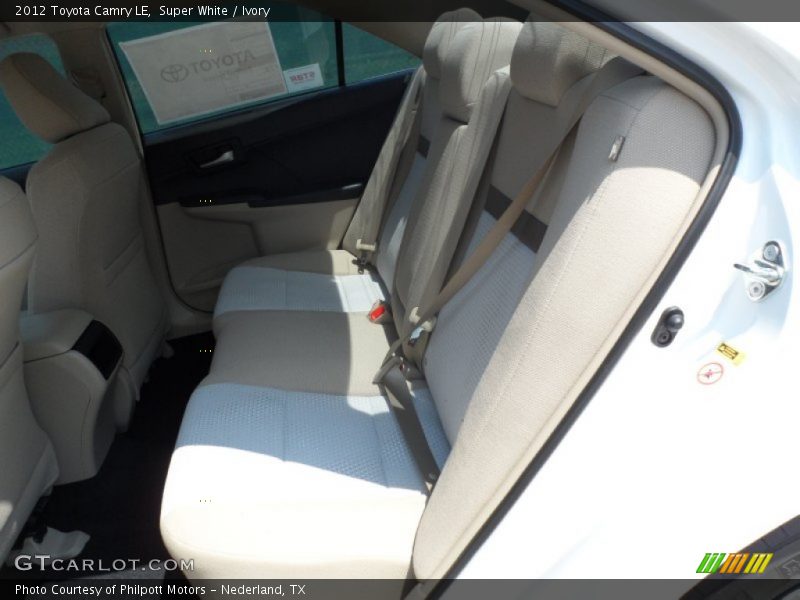 Super White / Ivory 2012 Toyota Camry LE