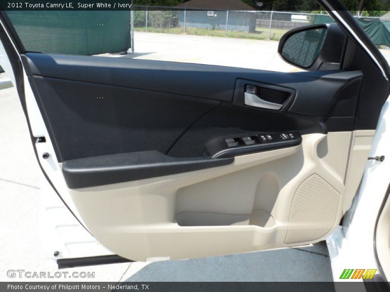Super White / Ivory 2012 Toyota Camry LE