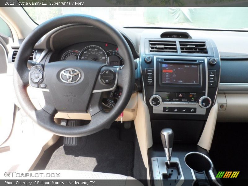Super White / Ivory 2012 Toyota Camry LE