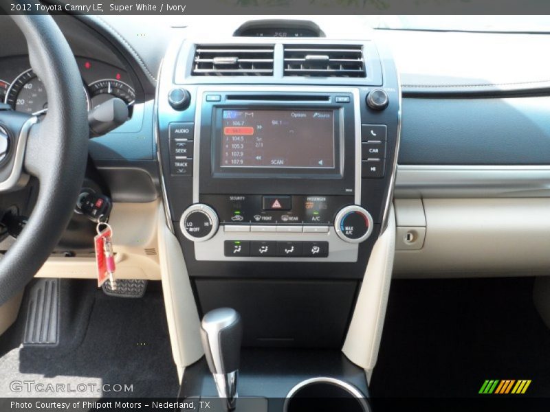 Super White / Ivory 2012 Toyota Camry LE