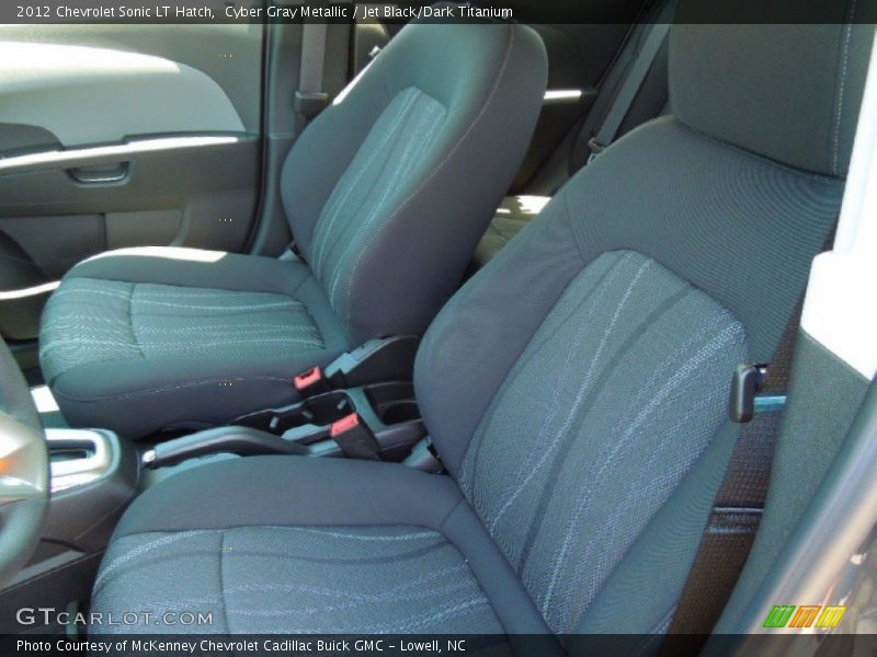 Cyber Gray Metallic / Jet Black/Dark Titanium 2012 Chevrolet Sonic LT Hatch