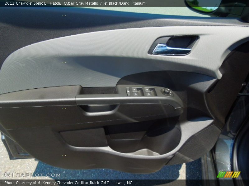 Cyber Gray Metallic / Jet Black/Dark Titanium 2012 Chevrolet Sonic LT Hatch