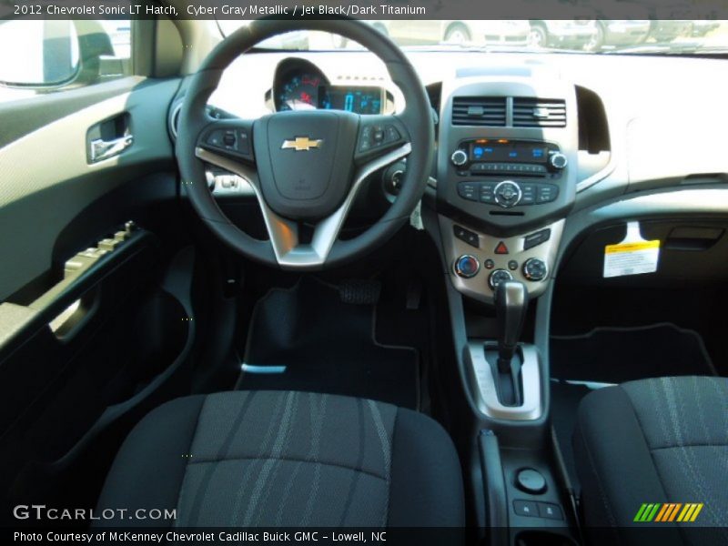 Cyber Gray Metallic / Jet Black/Dark Titanium 2012 Chevrolet Sonic LT Hatch
