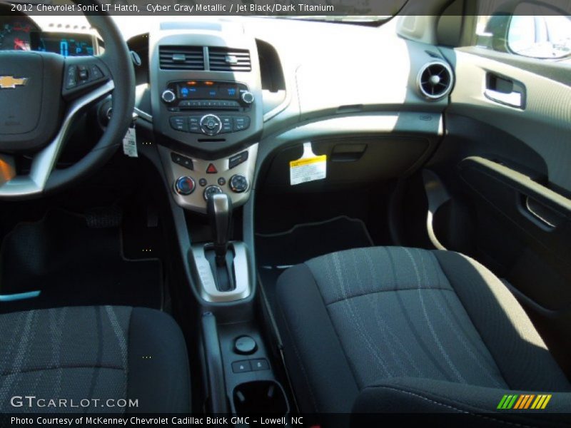 Cyber Gray Metallic / Jet Black/Dark Titanium 2012 Chevrolet Sonic LT Hatch