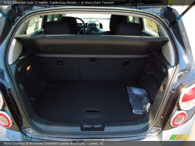 Cyber Gray Metallic / Jet Black/Dark Titanium 2012 Chevrolet Sonic LT Hatch