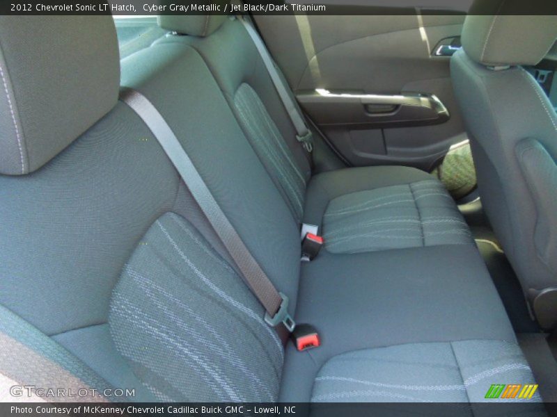 Cyber Gray Metallic / Jet Black/Dark Titanium 2012 Chevrolet Sonic LT Hatch