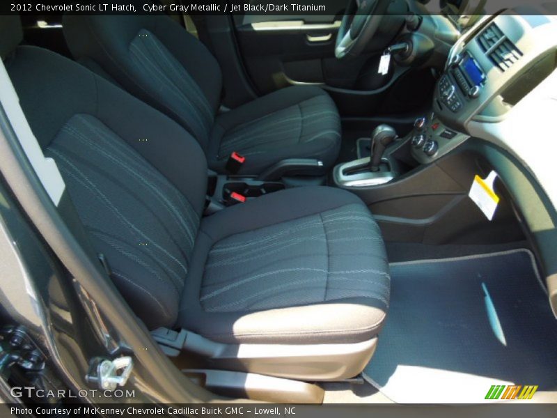Cyber Gray Metallic / Jet Black/Dark Titanium 2012 Chevrolet Sonic LT Hatch