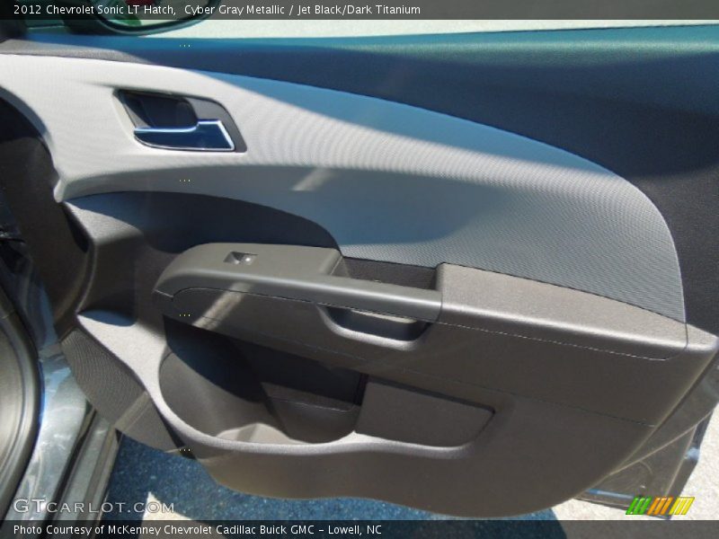 Cyber Gray Metallic / Jet Black/Dark Titanium 2012 Chevrolet Sonic LT Hatch